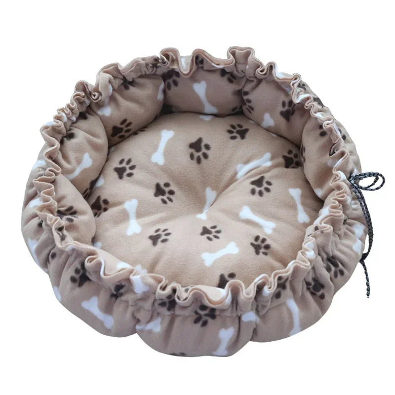 Drawstring Creative Soft Warm Pet Bed