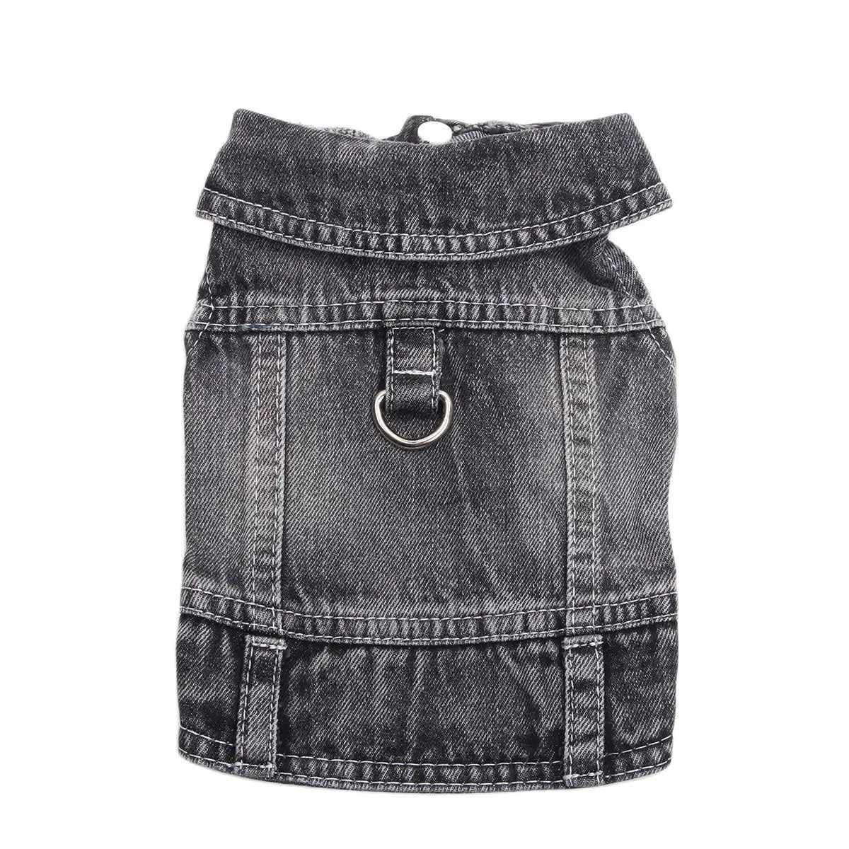 Pet Dogs Jeans Coat Denim Jacket for Cats & Puppies - Spring/Autumn Apparel