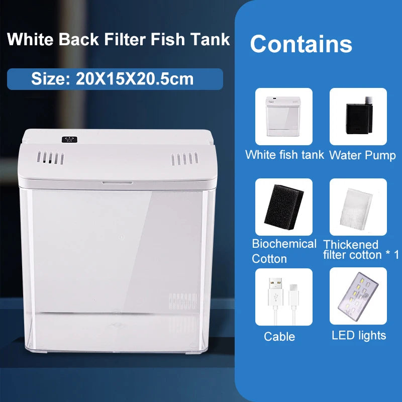 Aquarium Small Mini Fish Tank