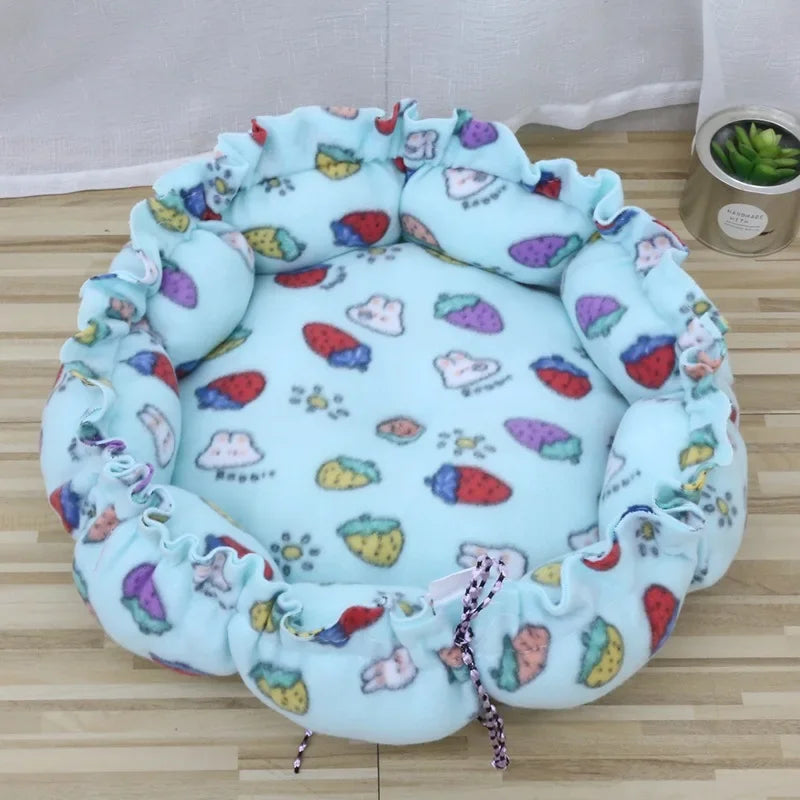 Drawstring Creative Soft Warm Pet Bed