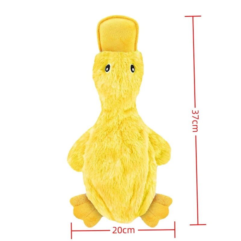Yellow Duck Puppy Squeaky Interactive Stuffed Toy