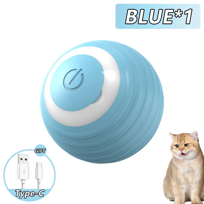 Interactive Automatic Rolling Ball Pet Toys