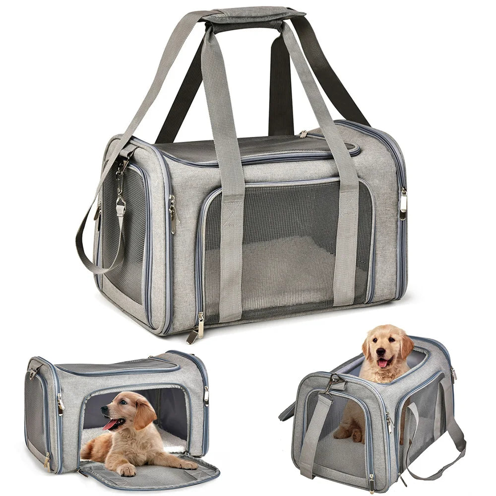Soft Side Backpack Pet Carrier Bag